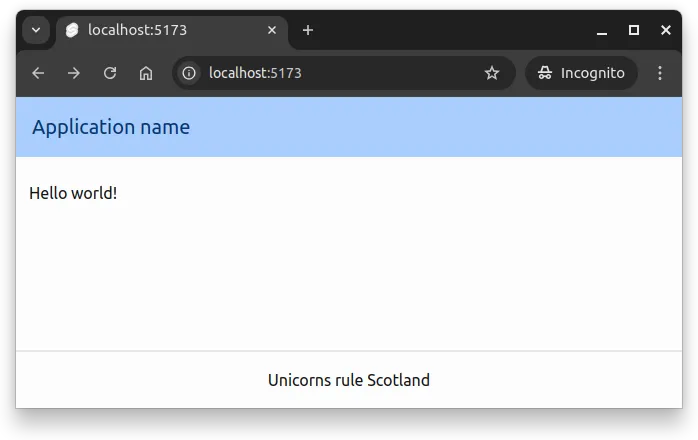 Fig 4. The location of the main area is moved to correspond to the screen width.