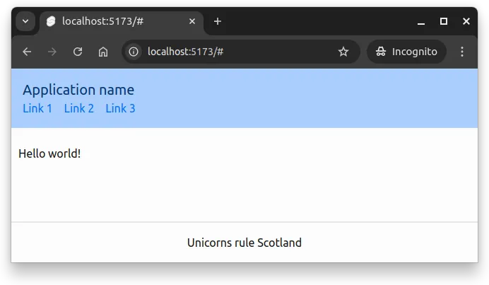 Fig 5. The links are shown under the title.