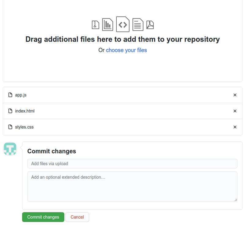 Tiedostojen lähettämissivulle on raahattu ja pudotettu kolme tiedostoa. Lisättävien tiedostojen nimet näkyvät tiedostojen lisäysalueen alalaidassa. Tiedostojen lähettämissivulle on raahattu ja pudotettu kolme tiedostoa. Lisättävien tiedostojen nimet näkyvät tiedostojen lisäysalueen alalaidassa.